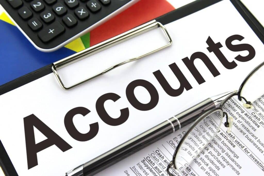 회계 계정(accounts) Alpha Stock Images