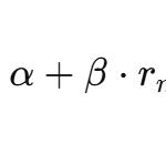 베타값(β)-회귀 분석 계산식