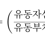 유동비율 계산 방법