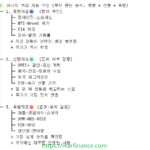 에너지 섹터 지표 구조