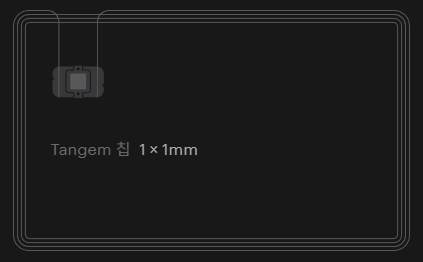 Tangem 콜드월렛_카드 4_칩
