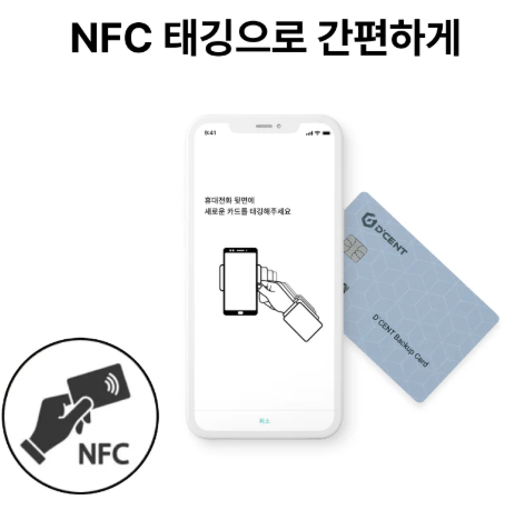 디센트 올인원 카드 지갑 4 - NFC 태킹(본사)