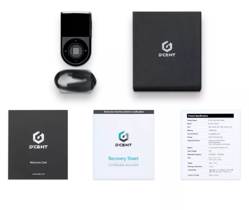 디센트 지갑_6 - 구성품(본사 홈페이지)